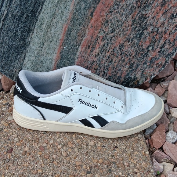 Reebok royal techque white leather sneakers mens sz 10.5 - Picture 2 of 8